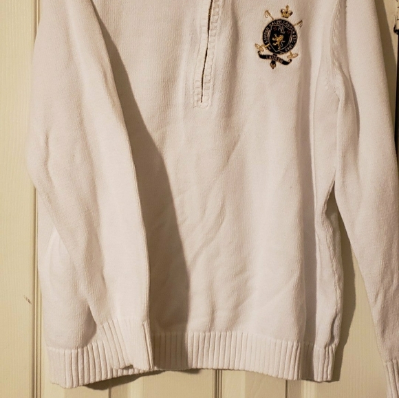 White crest pull over Lauren Ralph Lauren Sweater Womens - Picture 2 of 6